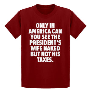 Youth Only in America Kids T-shirt