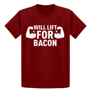 Youth Will Lift for Bacon Kids T-shirt