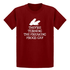 Youth They're Turning the Freaking Frogs Gay! Kids T-shirt