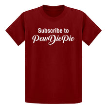 Youth Subscribe to PewDiePie Kids T-shirt