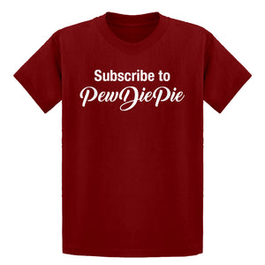 Youth Subscribe to PewDiePie Kids T-shirt