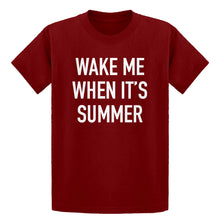 Youth Wake me When its Summer Kids T-shirt
