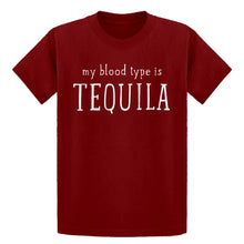 Youth My Blood Type is Tequila Kids T-shirt