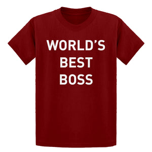 Youth World's Best Boss Kids T-shirt