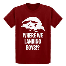 Youth Where We Landing Boys?! Kids T-shirt