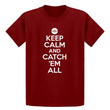 Youth Keep Calm and Catch em All! Kids T-shirt