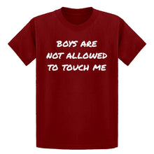 Youth Boys are not Allowed to Touch Me Kids T-shirt