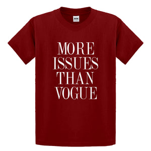 Youth More Issues than Vogue Kids T-shirt