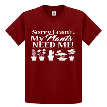 Youth I Cant My Plants Need Me! Kids T-shirt