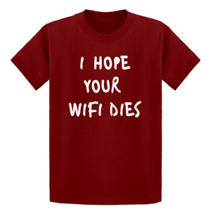 Youth I Hope Your Wifi Dies Kids T-shirt