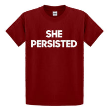 Youth She Persisted Kids T-shirt