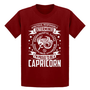 Youth Capricorn Zodiac Astrology Kids T-shirt