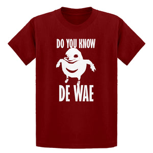 Youth Do You Know De Wae Kids T-shirt