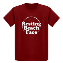 Youth Resting Beach Face Kids T-shirt