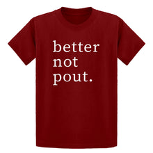 Youth Better Not Pout Kids T-shirt