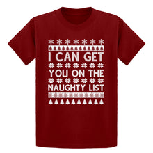 Youth I can get you on the Naughty List Kids T-shirt