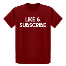 Youth Like and Subscribe Kids T-shirt