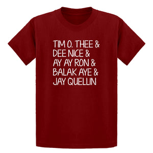 Youth Tim O. Thee & Dee Nice & Ay Ay Ron & Balak Aye & Jay Quellin Kids T-shirt