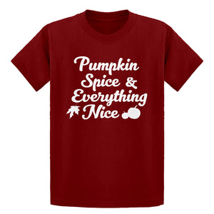 Youth Pumpkin Spice and Everything Nice Kids T-shirt