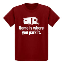 Youth Home is Where you Park it Kids T-shirt
