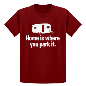 Youth Home is Where you Park it Kids T-shirt