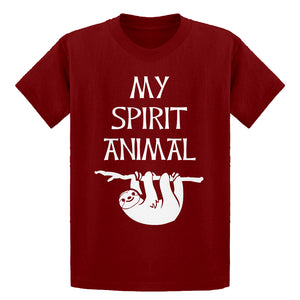 Youth Sloth is my Spirit Animal Kids T-shirt
