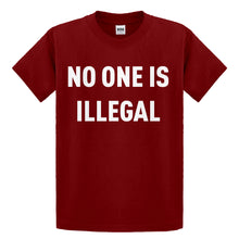 Youth No One is Illegal Kids T-shirt