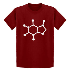 Youth Caffeine Molecule Kids T-shirt