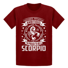 Youth Scorpio Astrology Zodiac Sign Kids T-shirt