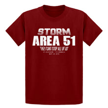 Youth Storm Area 51 They Can't Stop Us All Kids T-shirt