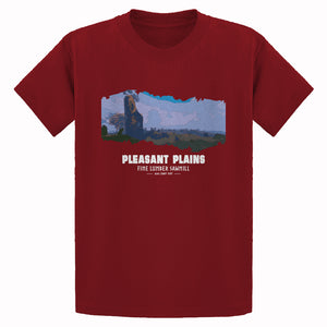 Youth Pleasant Plains Fine Lumber Sawmill Kids T-shirt