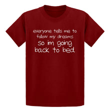 Youth Back to Bed Kids T-shirt