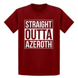 Youth Straight Outta Azeroth Kids T-shirt
