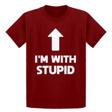 Youth I'm with Stupid Up Kids T-shirt
