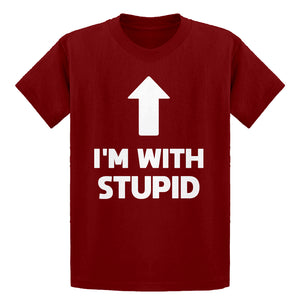Youth I'm with Stupid Up Kids T-shirt