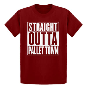 Youth Straight Outta Pallet Town Kids T-shirt