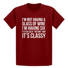 Youth Its Called a Tasting and It's Classy Kids T-shirt