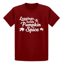 Youth Leggings, Boots, and Pumpkin Spice Kids T-shirt