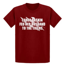 Youth Carole Baskin Fed Her Husband to the Tigers Kids T-shirt