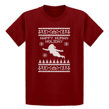 Youth Happy Human Holiday Kids T-shirt