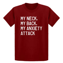 Youth My Neck, My Back, My Anxiety Attack Kids T-shirt