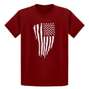 Youth American Flag Vertical Kids T-shirt