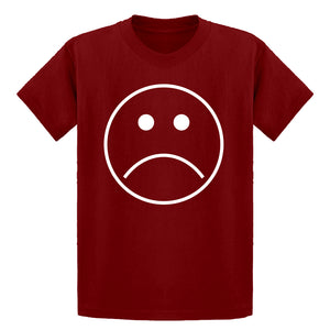 Youth Sad Face Kids T-shirt