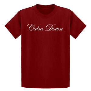 Youth CALM DOWN Kids T-shirt
