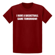 Youth Basketball Game Tomorrow Kids T-shirt