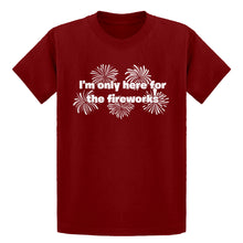 Youth I'm Only Here for the Fireworks Kids T-shirt