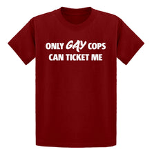 Youth Only Gay Cops Can Ticket Me Kids T-shirt