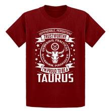 Youth Taurus Astrology Zodiac Sign Kids T-shirt