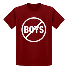 Youth No Boys Kids T-shirt