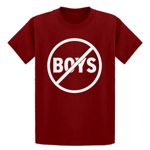 Youth No Boys Kids T-shirt
